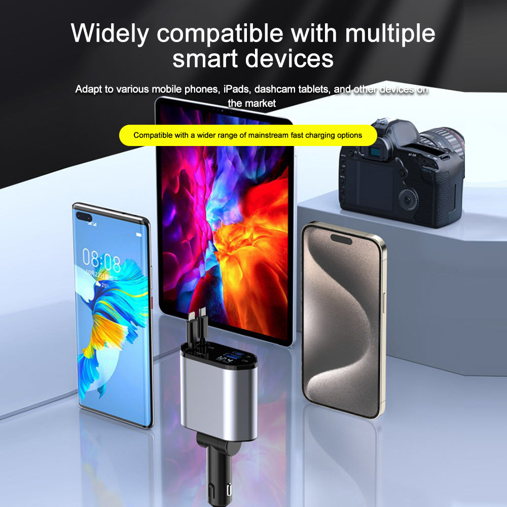 4 in 1 Retractable Charger