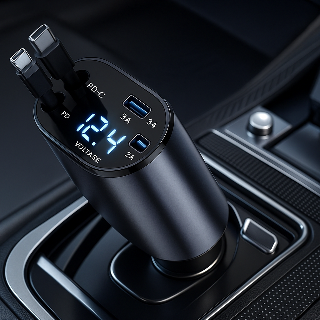 4 in 1 Retractable Charger