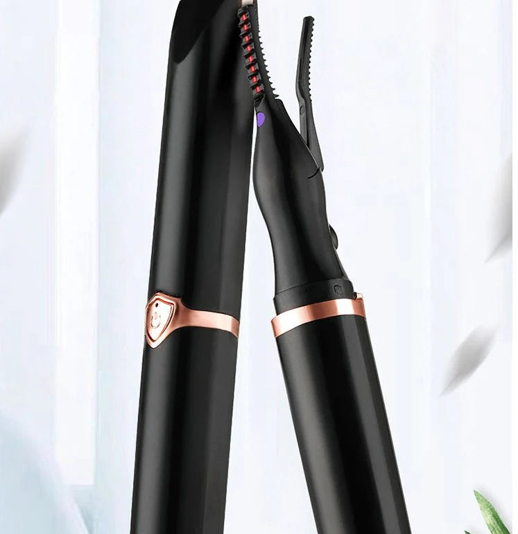 Rechargeable 360 Electric Heated Rotating Portable Eyelash Curler For Women