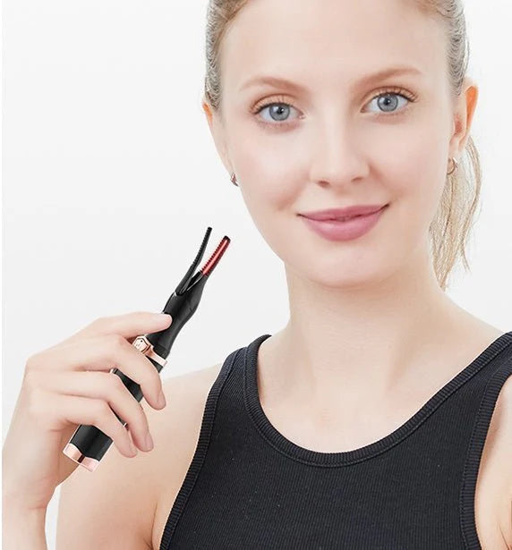 Rechargeable 360 Electric Heated Rotating Portable Eyelash Curler For Women