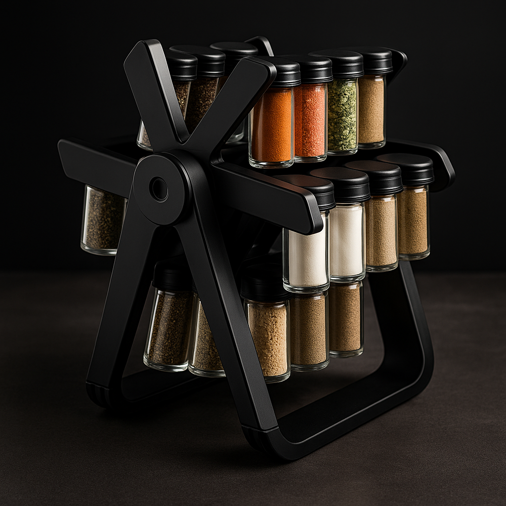 18 Jar Rotating Spice Rack