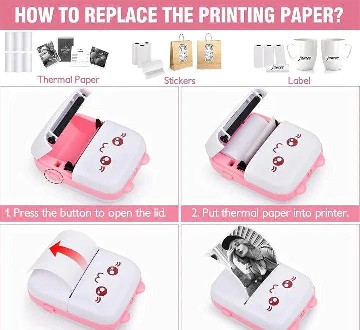 Portable Mini Pocket Printer BT